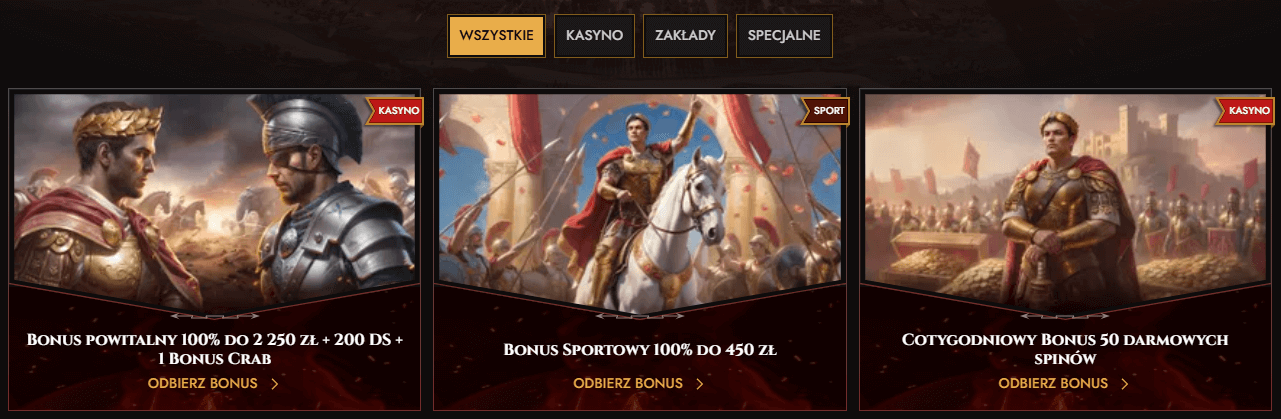 Legiano Casino Bonus